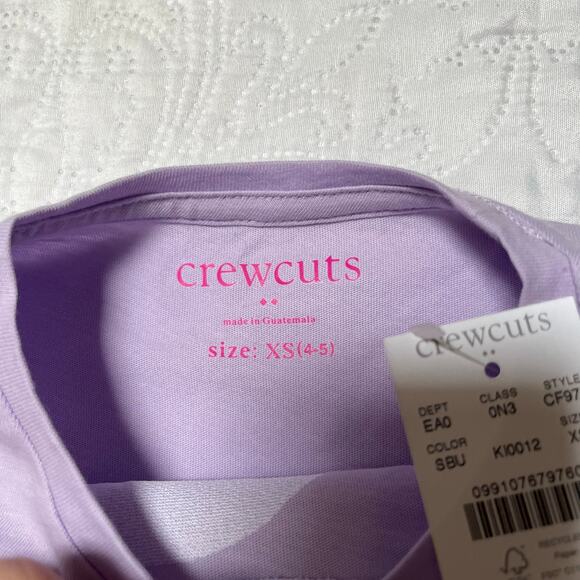 NWT Crewcuts Sequin Bunny Tee Size 4/5 - Picture 4 of 4